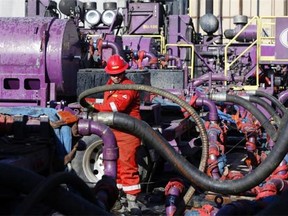 Dozens of hoses snake through a hydraulic fracturing operation in Colorado. Well completion firm Canyon Services has announced it is buying water management company Fraction Energy Services for $101 million.