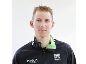 Dutch cyclist Bauke Mollema poses for a photograph as he attends a press conference of the Belkin Pro Cycling Team, prior to the Amstel Gold Race, in Geleen, the Netherlands, in April.