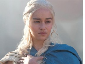 Emilia Clarke as Daenerys in HBO's Game of Thrones.