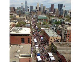 A view from above of the 2014 Lilac Festival. As many as 125,000 are expected to visit the street festival, which is in its 25th year.