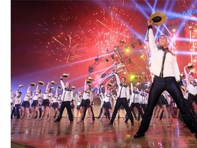 The Young Canadians are pictured in this image from 2013's Stampede Grandstand show.