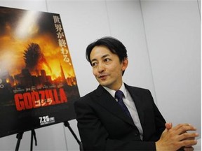 In this Friday, May 2, 2014 photo, Japan's film maker Toto Co., Ltd. Director Minami Ichikawa speaks during an interview in Tokyo. Ichikawa acknowledged Japanese fans have been waiting for Godzilla’s comeback because Toho hasn’t made a Godzilla film for 10 years. One reason for his absence was that Toho felt the days were over for the old-style “special effects,” invented by the legendary Eiji Tsuburaya, centering on miniature cityscape models trampled by an actor. The next Godzilla film out of Japan, if there is one, will rely on Hollywood-style computer graphics, he added. (AP Photo/Junji Kurokawa)