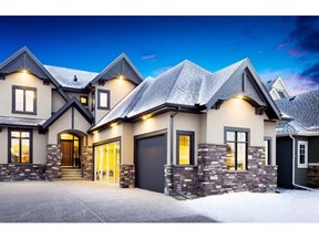 The exterior of the Venturini estate home in Rock Lake Estates.