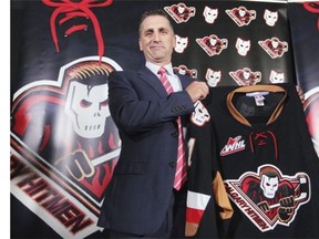 Former KHL and AHL coach Mark French was named as the new Calgary Hitmen bench boss on Thursday during a news conference at the Scotiabank Saddledome.