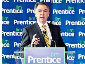 Former federal cabinet minister Jim Prentice launches his campaign for the Alberta Progressive Conservative leadership on May 21.