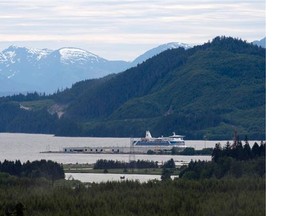 The Douglas Channel is the proposed shipping route for oil tanker ships in the Enbridge Northern Gateway Project, just south of Kitmat, B.C.