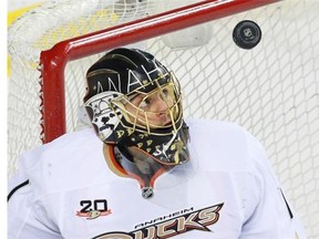 Jonas Hiller will compete for the starting job in net with the Calgary Flames.