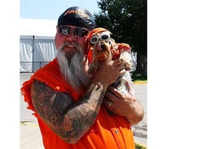 Glen “Guido” Garland and his dog Harley. Facebook