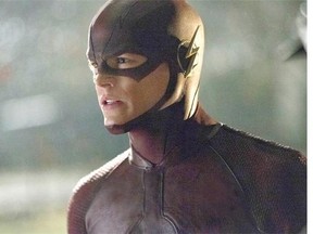 Grant Gustin as The Flash, yet another superhero on the screen. Jack Rowand/The CW