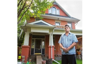 Greg Pearcey stands outside the century-old home in Elbow Park he purchased in 2010 as a “fixer-upper.”