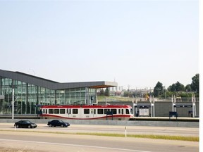 Half the parking spaces at the Tuscany LRT station will remain first-come, first-serve. The city cannot prohibit free parking access for out-of-towners.