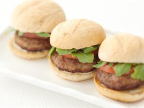 It’s hard to go wrong feeding burgers to your hungry party guests.