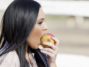 Women eating an apple a day could have better sex lives.