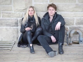 Jeff Turner and Elise Roller from Calgary band Go For the Eyes.