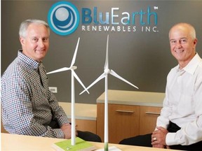John, left, and Ross Keating are founders and directors of BluEarth Renewables, owner of the proposed Hand Hills wind power project.