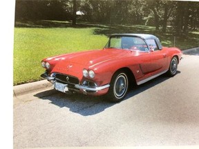 Kenneth Jelley bought his 1962 Chevrolet Corvette for $1,600 in 1973. He’s hopeful the stolen convertible, appraised at $35,000 six months ago, will be found.