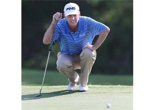 Kevin Sutherland, seen at the 2014 U.S. Senior Open Championship, missed a six-foot putt at last weekend’s Dick’s Sporting Goods Open on No. 18, which would have given him a round of 58. As it stands, his sizzling 59 proved historic — the lowest round in the history of the Champions Tour.