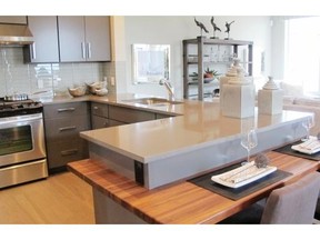 The kitchen in the Harmony model by Cardel Homes. Josh Skapin/Calgary Herald