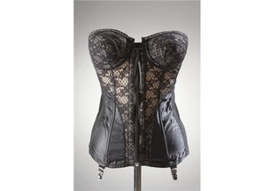 The Lady Marlene bustier in lace, satin and nylon. From a 1770 corset to a 2014 bra-and-panty set in lacy stretch silk, the Museum at the Fashion Institute of Technology has taken on lingerie and ladies foundation garments as the focus of a new exhibition.