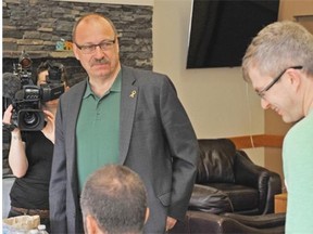PC leadership candidate Ric McIver made a campaign stop in Edmonton at the Cloverdale Community Centre on May 19, 20134.