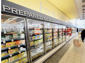 Frozen food is displayed for sale at a Shoppers Drug Mart Corp. store in Toronto. The frozen food industry is moving to counter the impression frozen is somehow less healthy.