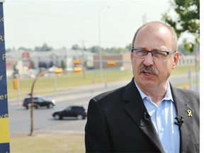 Lorraine Hjalte, Calgary Herald 
 CALGARY, ; JULY 18,  2014  - PC leadership candidate Ric McIver says he would get rid of speed on green cameras if elected to become preimer of Alberta. (Lorraine Hjalte/Calgary Herald) For News story by James Wood. Trax # 00057330A
