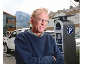 Many Banff residents, like Andrew Bonkoff, are against paid parking.