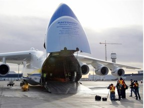 A $430-million US purchase will expand the international reach of Calgary-based Enerflex. Here the company loads an Antonov AN-225 plane at Calgary International Airport with equipment from Enerflex destined for Nigeria.