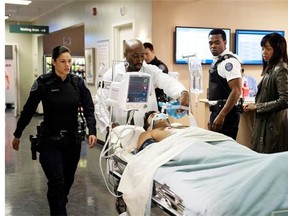 Missy Peregrym, left, in Rookie Blue. New revelations as the series returns for a fifth season.