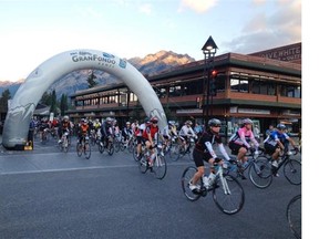 More than 1,500 cyclists were expected to take part in the GranFondo event this weekend in Banff.