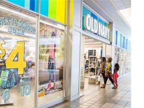 Old Navy in Market Mall is gearing up for back-to-school sales in Calgary.