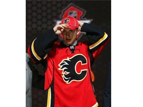 Calgarian Morgan Klimchuk is determined to put on a show for the new Flames' brass at summer camp.