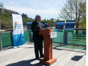 Alberta´s Minister of Environment and Sustainable Resource Development Robin Campbell announced $104 million for water management infrastructure upgrades on Wednesday.