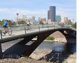 The Elbow River Traverse, a pedestrian bridge linking Inglewood to Fort Calgary, unofficially opened on the weekend. The bridge was slated to officially open on Tuesday.