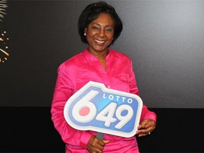 Lotto 6/49 winner Maureen Fielding.