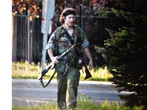 This is believed to be Justin Bourque, 24, wanted in the fatal shooting Wednesday of three Mounties in Moncton, N.B.