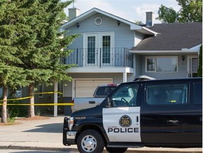 Police said Friday there were signs of struggle within the house on 100 blocks of 38A Avenue S.W. in Calgary, where police were called after the suspicious disappearance of three people on Monday.