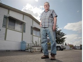 Rudy Prediger, president of a resident co-operative at Midfield Mobile Home Park.