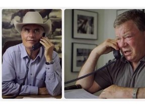 William Shatner appears in a hilarious new video announcing the veteran Star Trek actor will be this year's Stampede parade marshal.