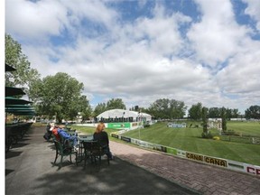 The open area at Spruce Meadows at the All Canada Ring.