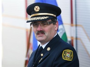 Outgoing fire Chief Bruce Burrell says Calgary’s sprawling growth “is very expensive to provide services to.”