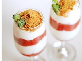 Parfaits are one of the many ways you can enjoy the tart, tangy and delicious properties of your rhubarb crop.