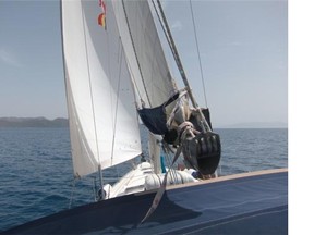 Perfect sailing conditions in Turkey on an unguided sailing trip.