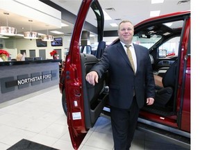 Peter Faller, sales manager at Northstar Ford, in Calgary.