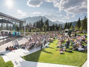 Shaw Park at the Banff Centre hosts concerts for the centre's Summer Arts Festival
