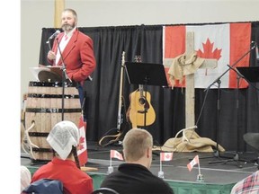 Preacher Bryn Thiessen with the Cowboy Trail Church in Cochrane.