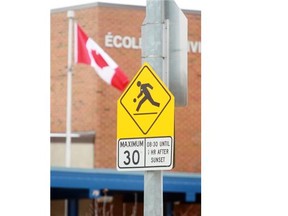 A proposal before council would make the lower speed limits in playground zones in effect from 7:30 a.m. to 9 p.m., year-round.