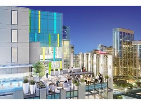 A rendering of the rooftop garden at Mark on 10th is part of Qualex-Landmark’s footprint in the condo market in Calgary’s Beltline neighbourhood.