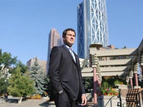 Richard Truscott, Alberta director for the Canadian Federation of Independent Business, in downtown Calgary.