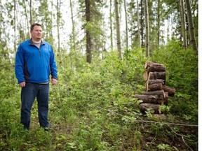 Ryan Jackson/Edmonton Journal 
 Daniel Stuckless, environmental and regulatory manager for Fort McKay First Nation wants to ensure reclaimed land is not only safe but meets the traditional needs of First Nations.